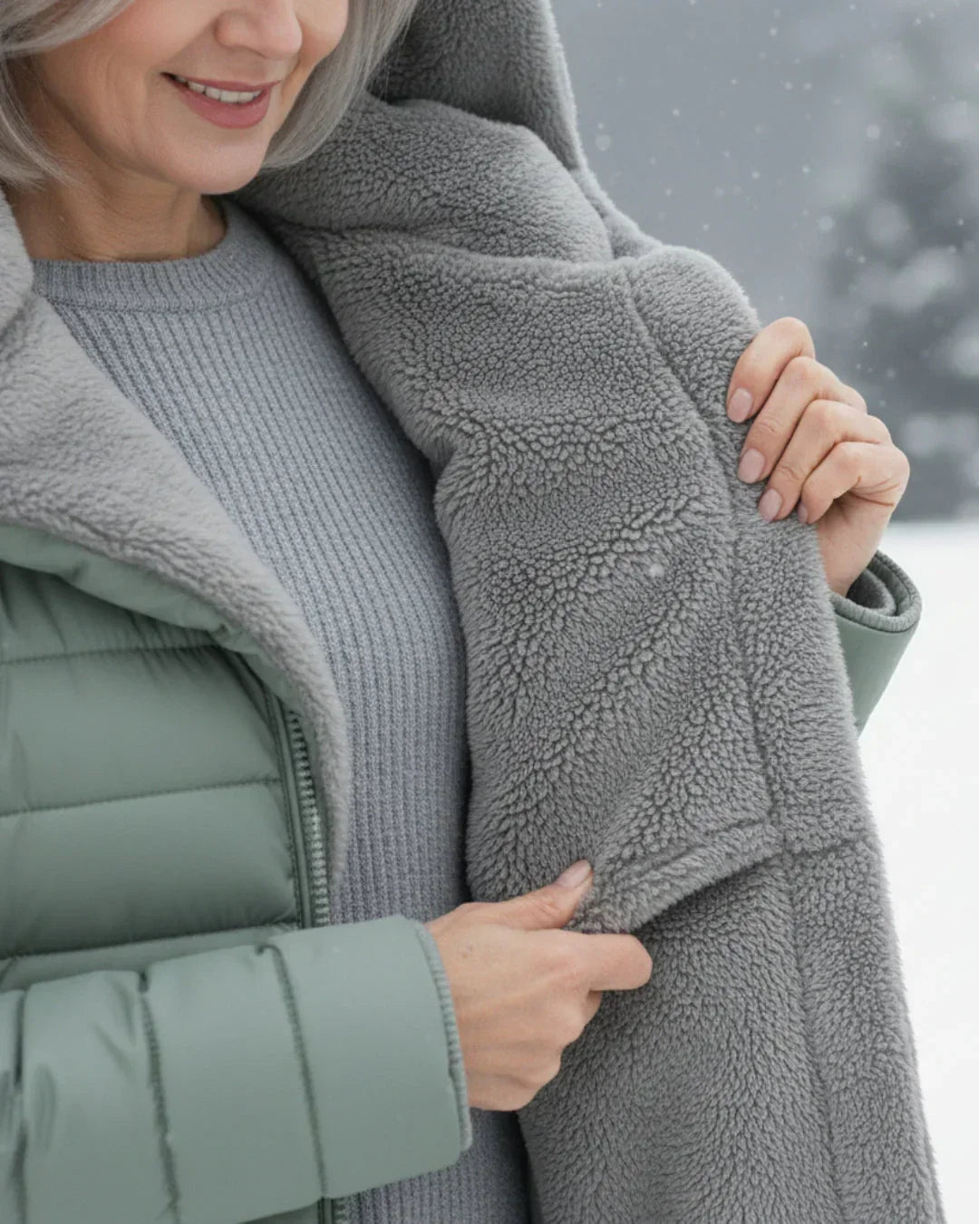 Olivia - Chaqueta de Invierno Acolchada
