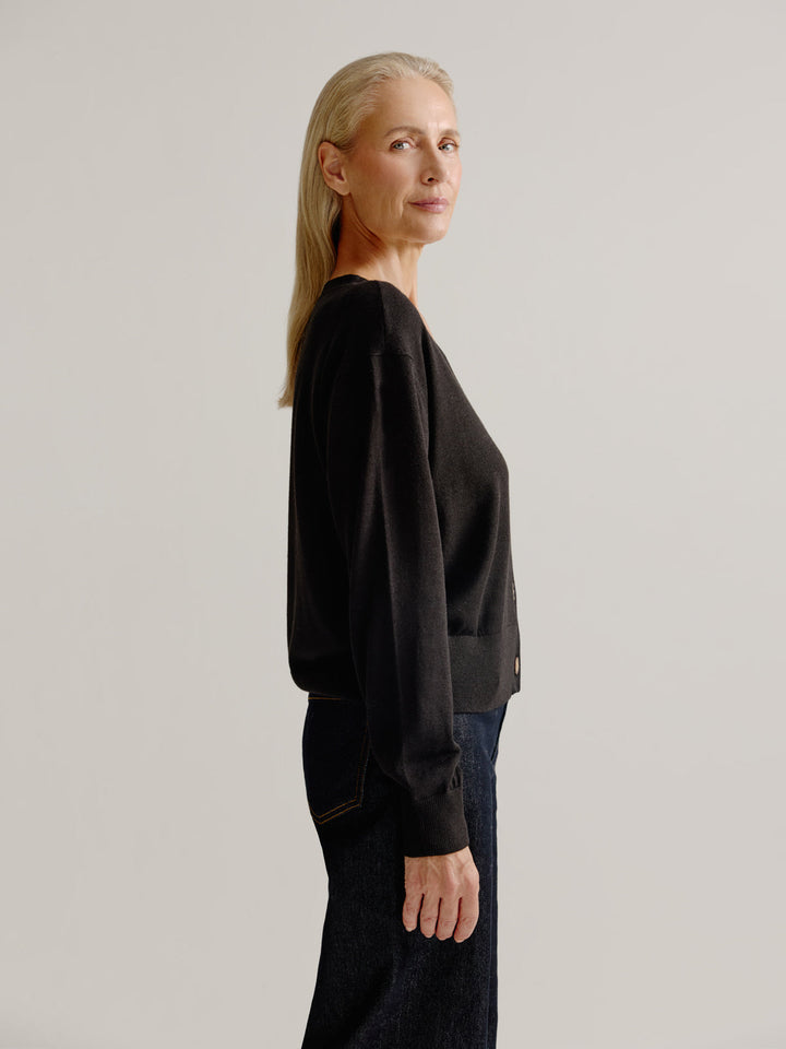 Sara - Cárdigan Negro