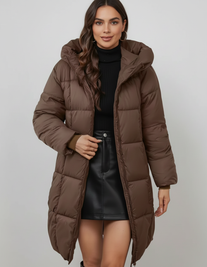 Camilla - Abrigo Ligero y Elegante de Invierno con Capucha