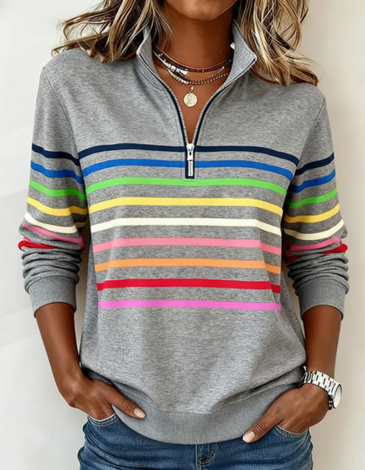Marie - Jersey Casual con Comodidad y Estilo Colorido