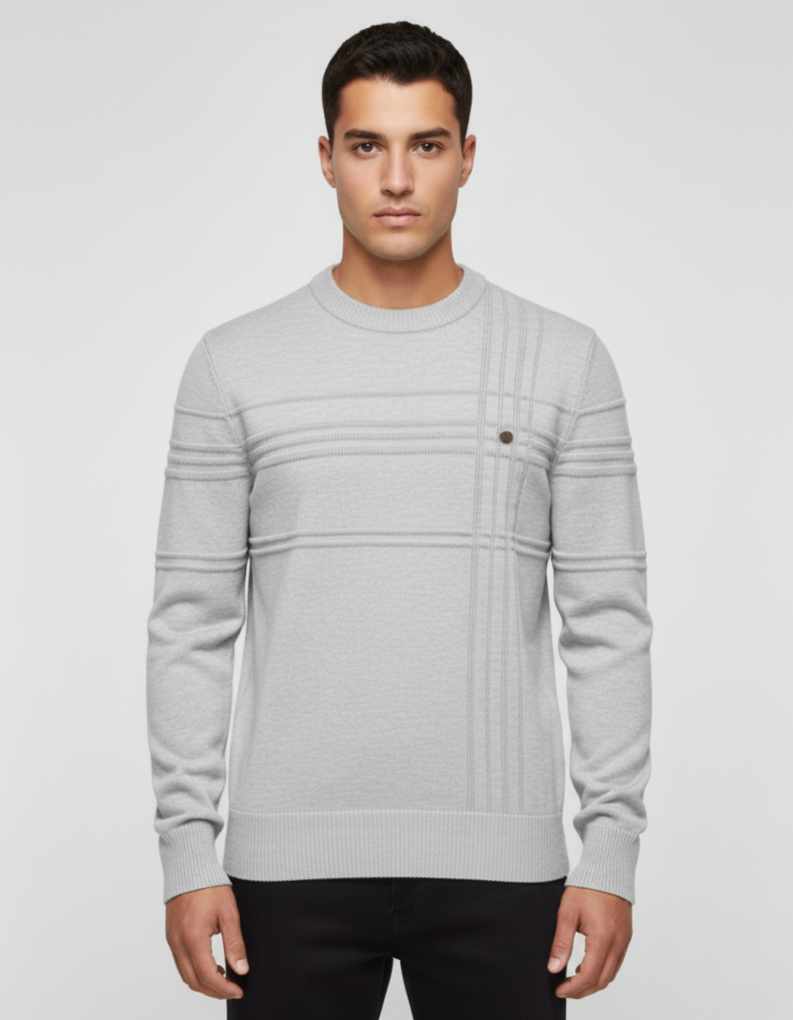 Massimo - Suéter Elegante con Diseño de Cuadros