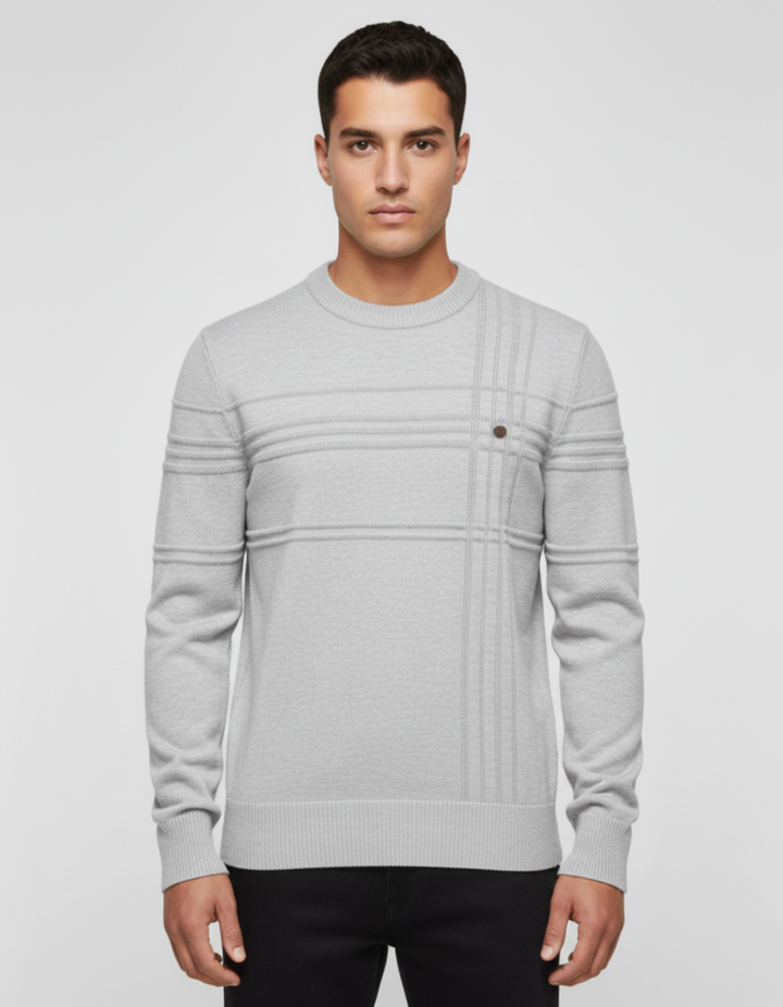 Massimo - Suéter Elegante con Diseño de Cuadros