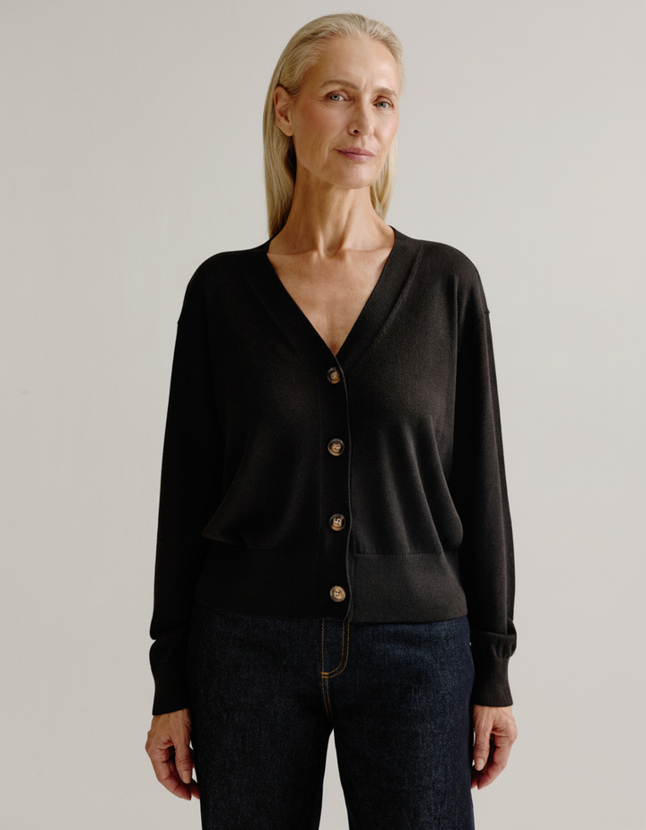 Sara - Cárdigan Negro