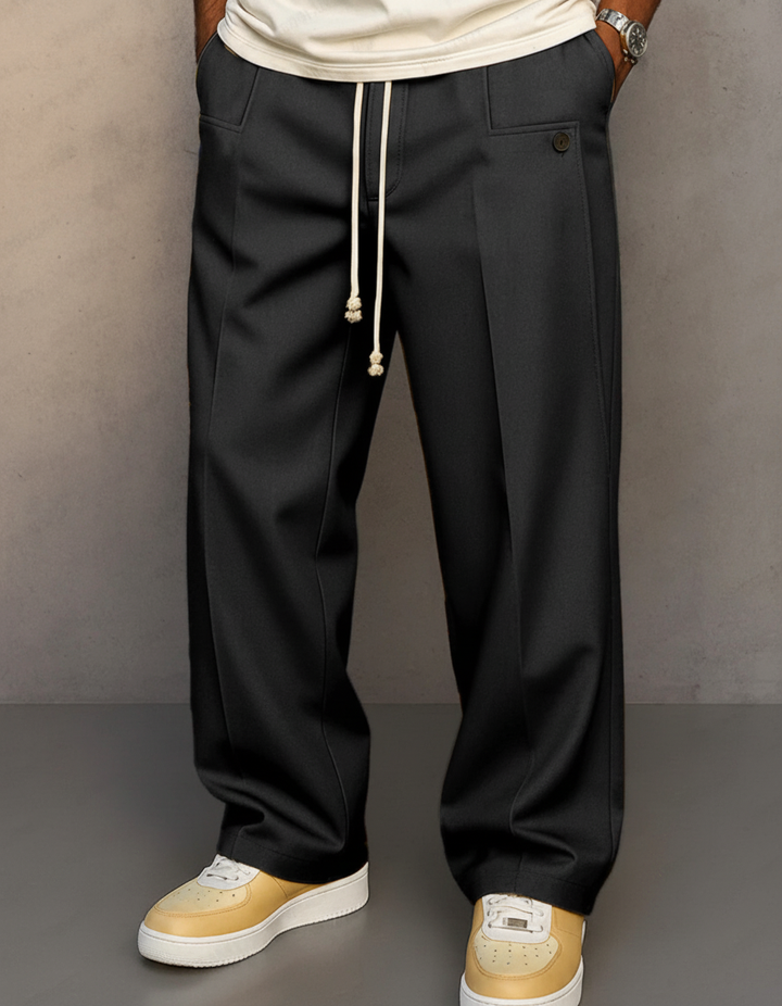Marco - Pantalón Elegante con Cordón Ajustable