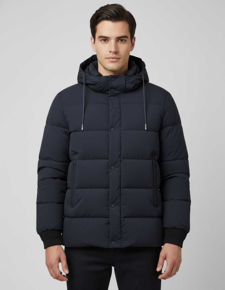 Tignes - Chaqueta Acolchada Azul Oscuro