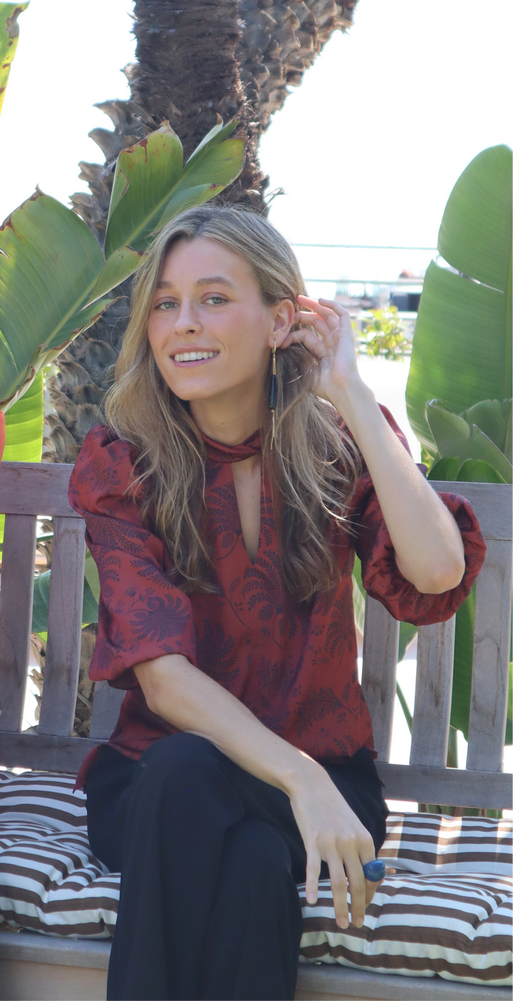 BLUSA COLONIA TEJA