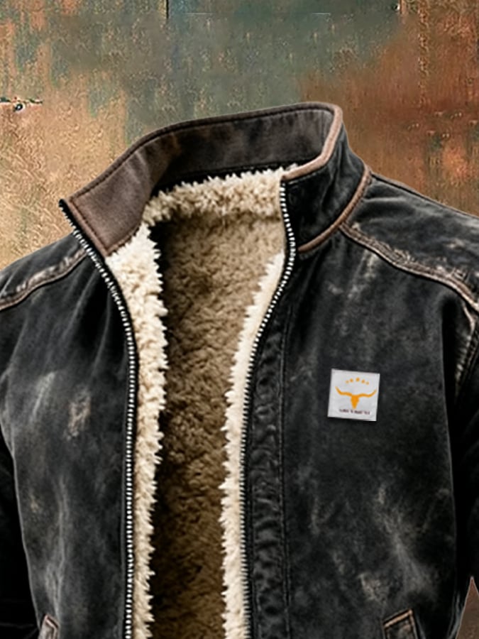 Riccardo - Chaqueta de Invierno Efecto Cuero