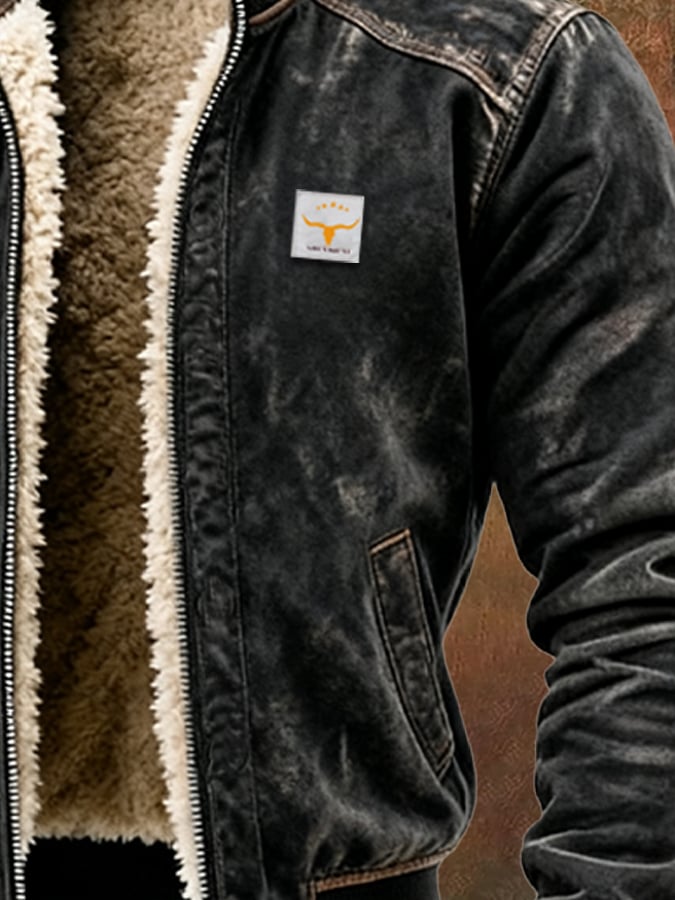 Riccardo - Chaqueta de Invierno Efecto Cuero