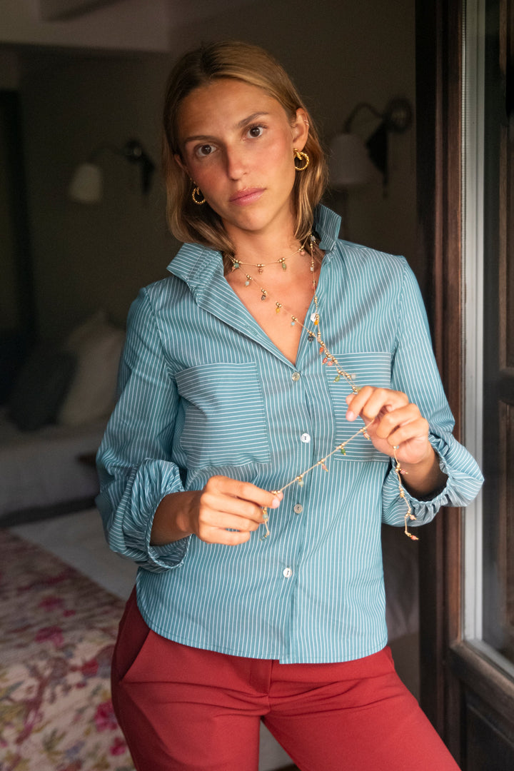 CAMISA NY VERDE.