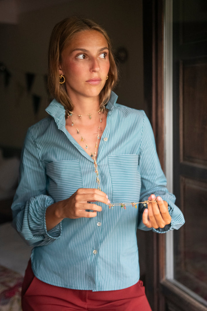 CAMISA NY VERDE.