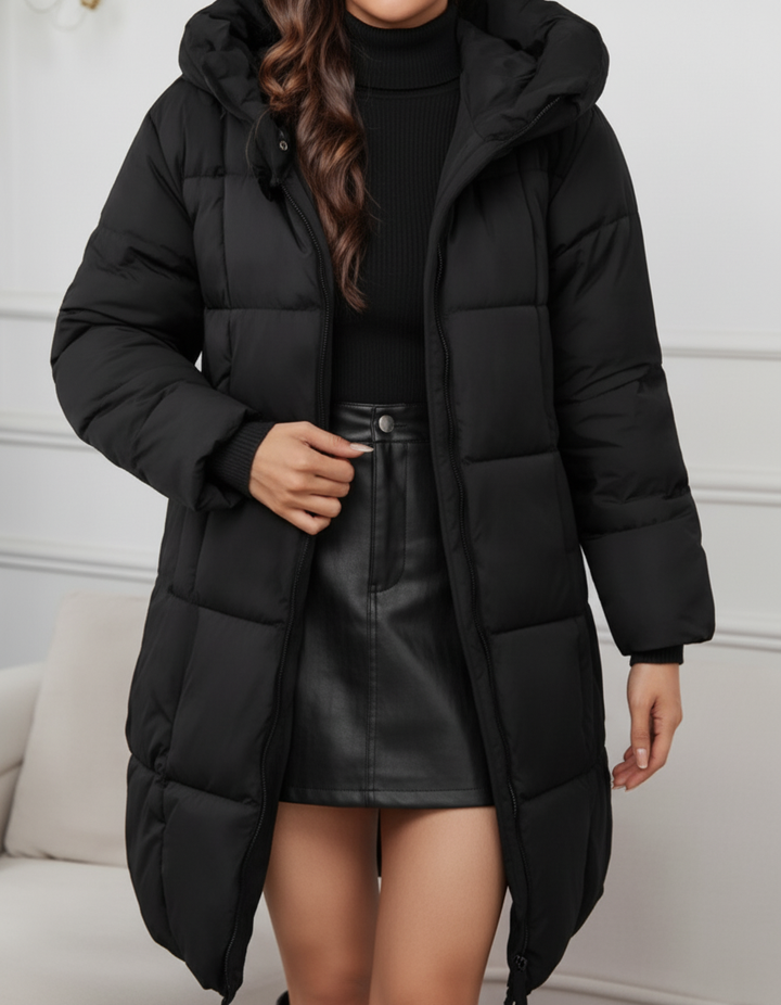 Camilla - Abrigo Ligero y Elegante de Invierno con Capucha