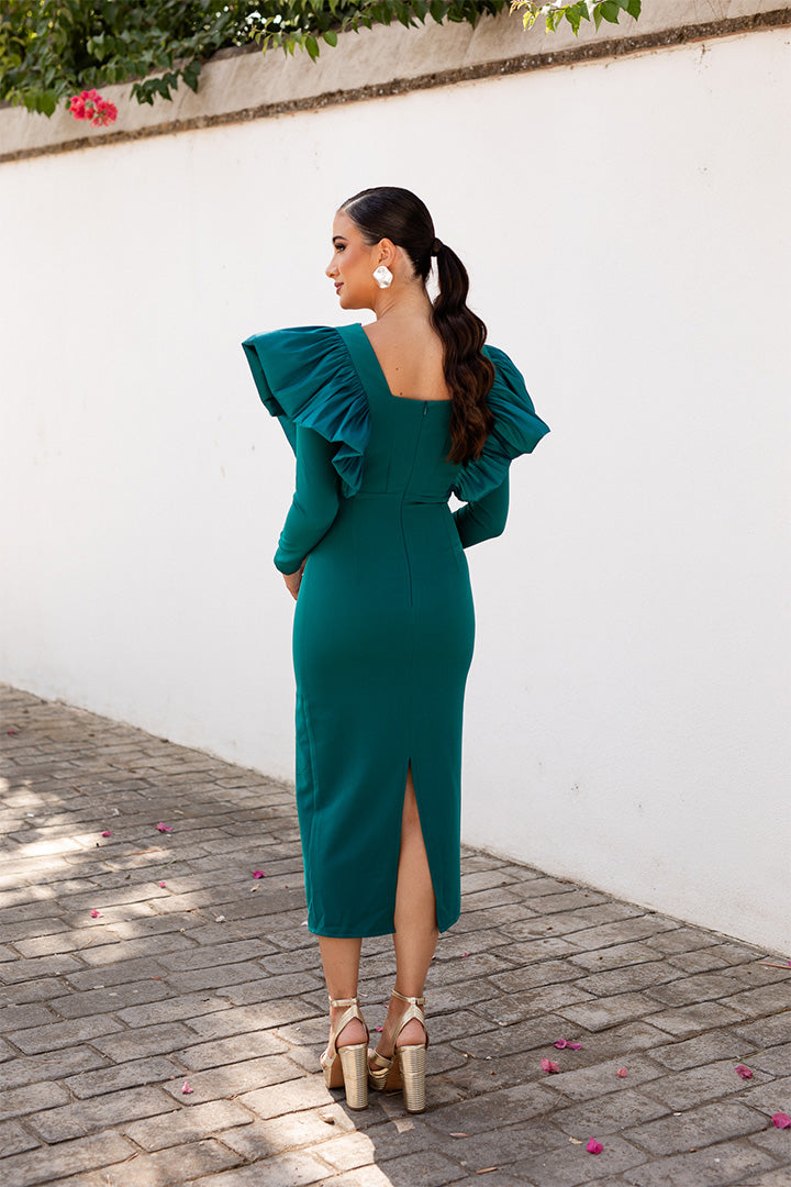Vestido Molin Petróleo