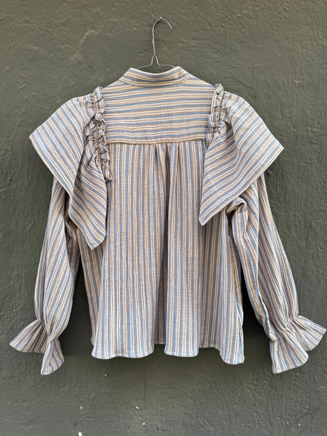 CAMISA SORIA RAYAS AZUL
