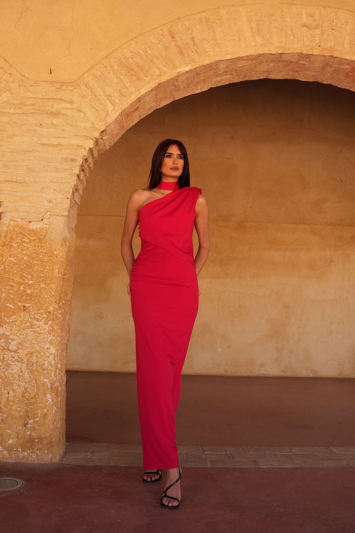 Vestido Libana Rojo