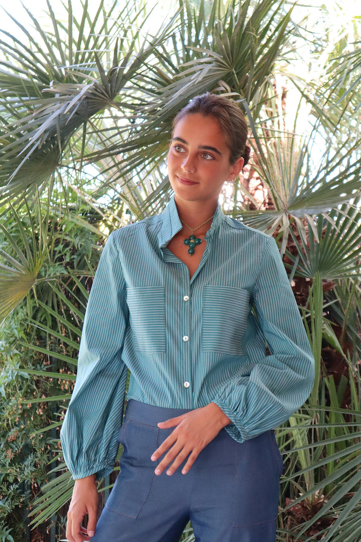 CAMISA NY VERDE.
