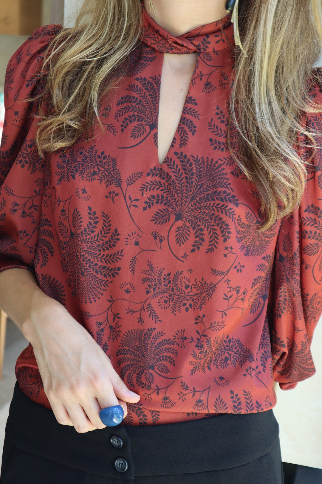 BLUSA COLONIA TEJA