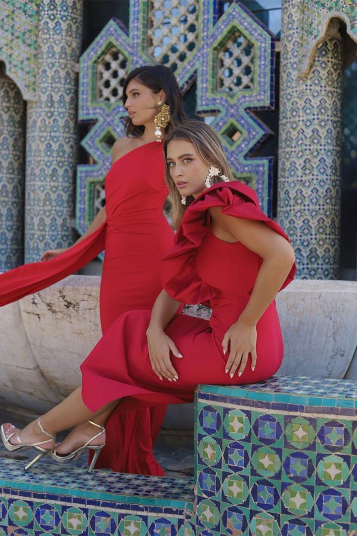 Vestido Deep Red