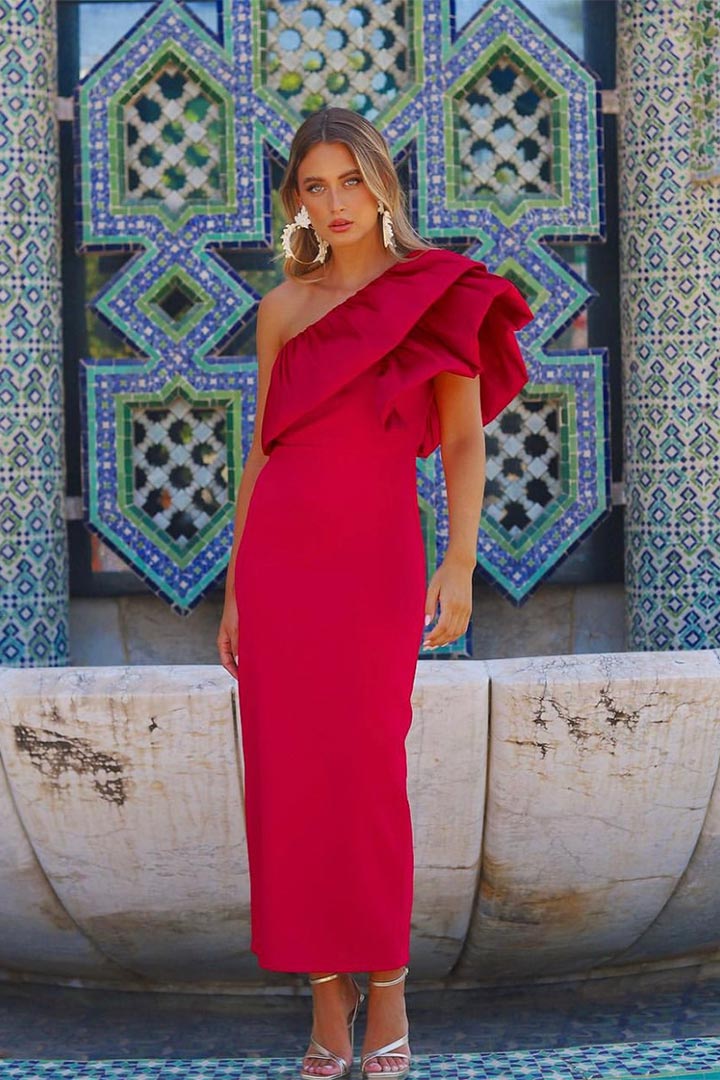 Vestido Deep Red