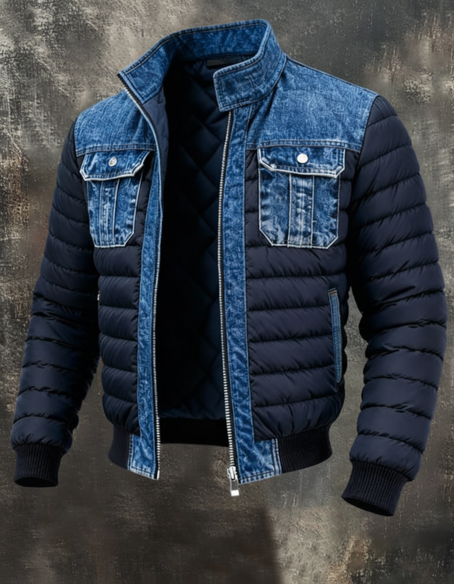 Lorenzo - Chaqueta Denim Acolchada