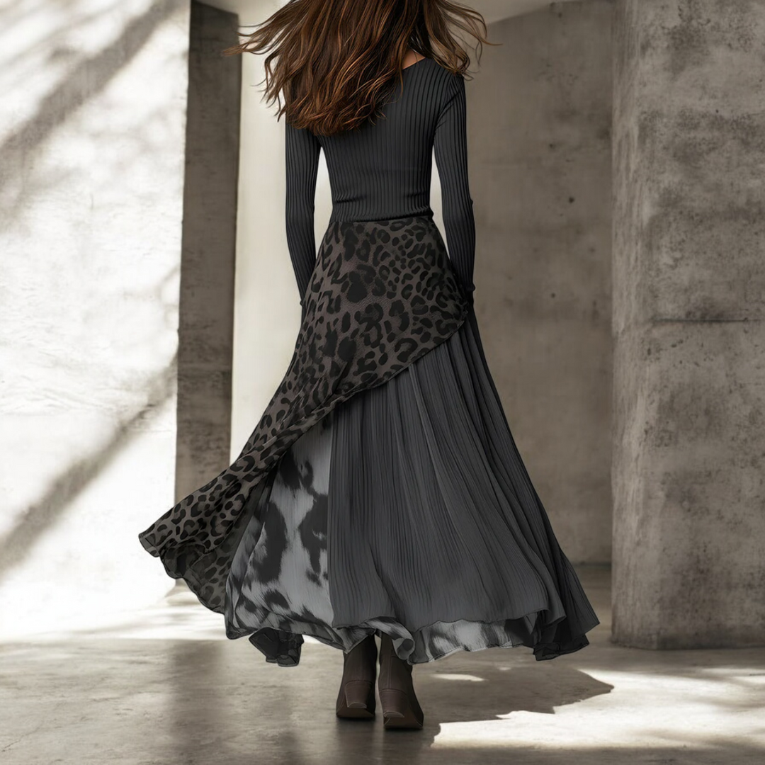 Clara - Vestido Largo Leopardo