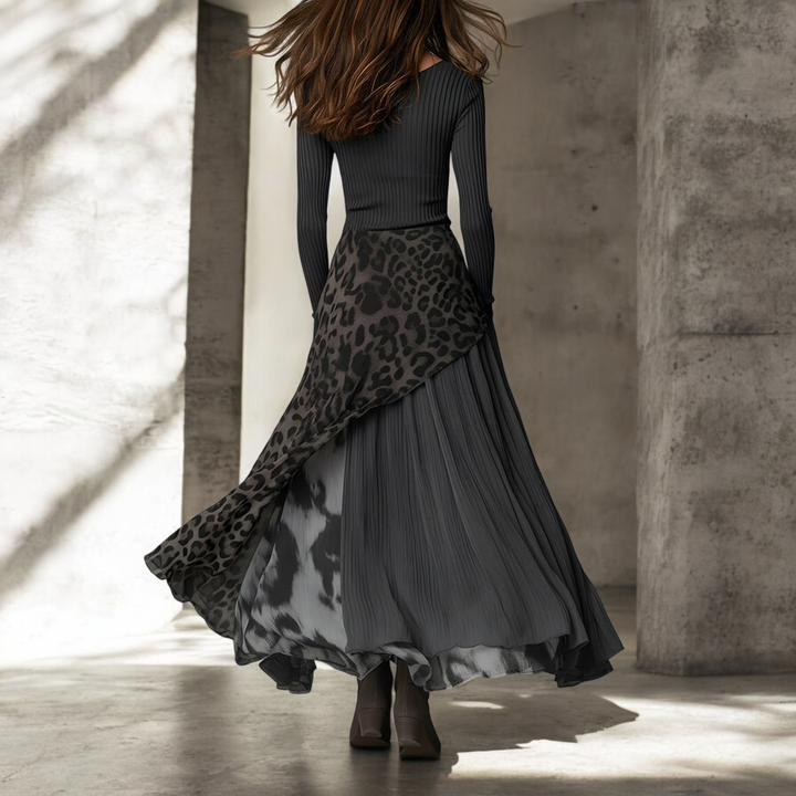 Clara - Vestido Largo Leopardo