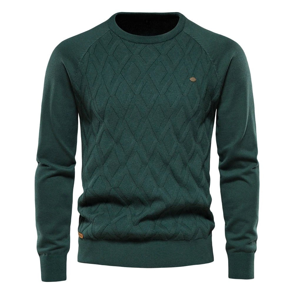 Nico - Suéter Elegante con Diseño de Rombos