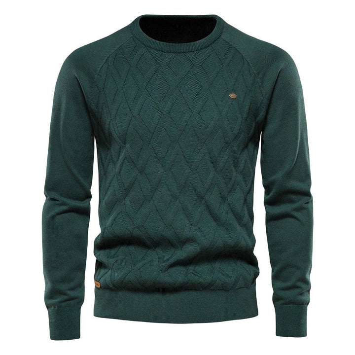 Nico - Suéter Elegante con Diseño de Rombos