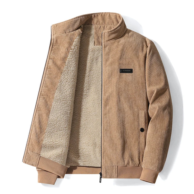 Renzo - Chaqueta de Pana con Forro de Felpa