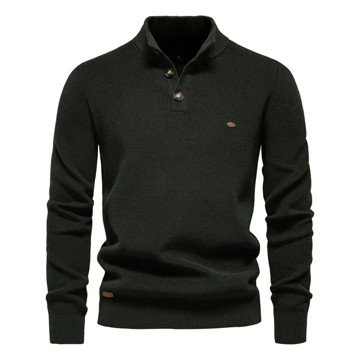 Mauro - Jersey Elegante con Botones