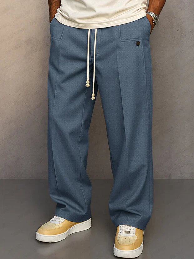Marco - Pantalón Elegante con Cordón Ajustable