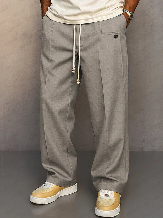 Marco - Pantalón Elegante con Cordón Ajustable