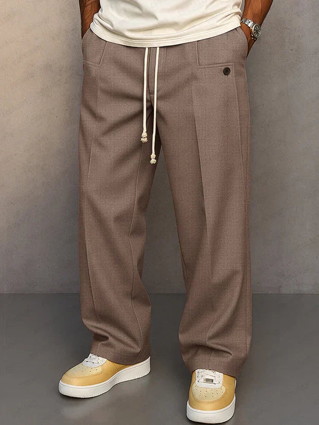 Marco - Pantalón Elegante con Cordón Ajustable