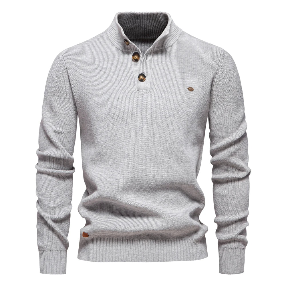 Mauro - Jersey Elegante con Botones