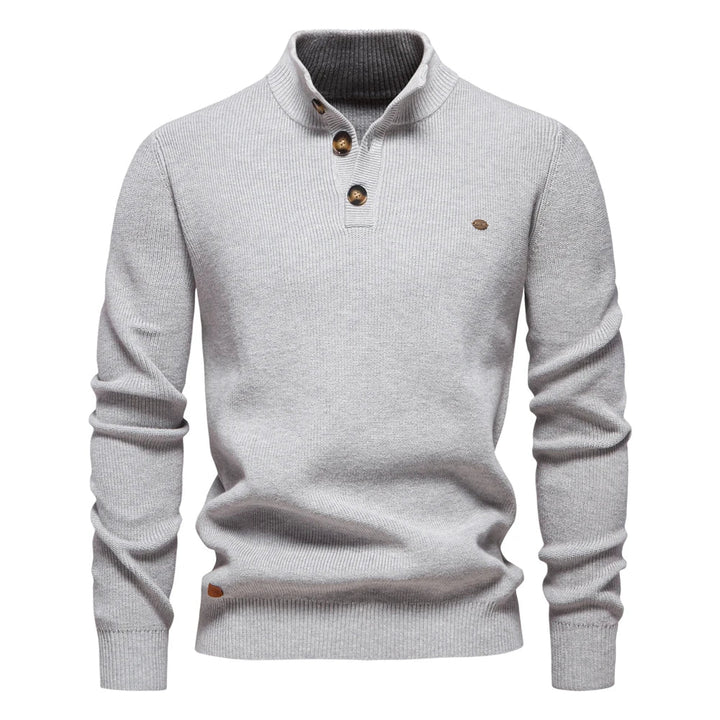 Mauro - Jersey Elegante con Botones