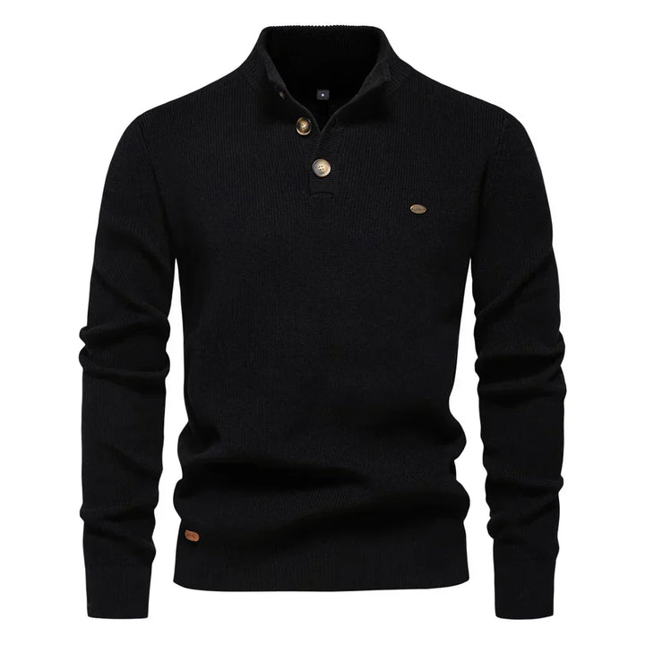 Mauro - Jersey Elegante con Botones