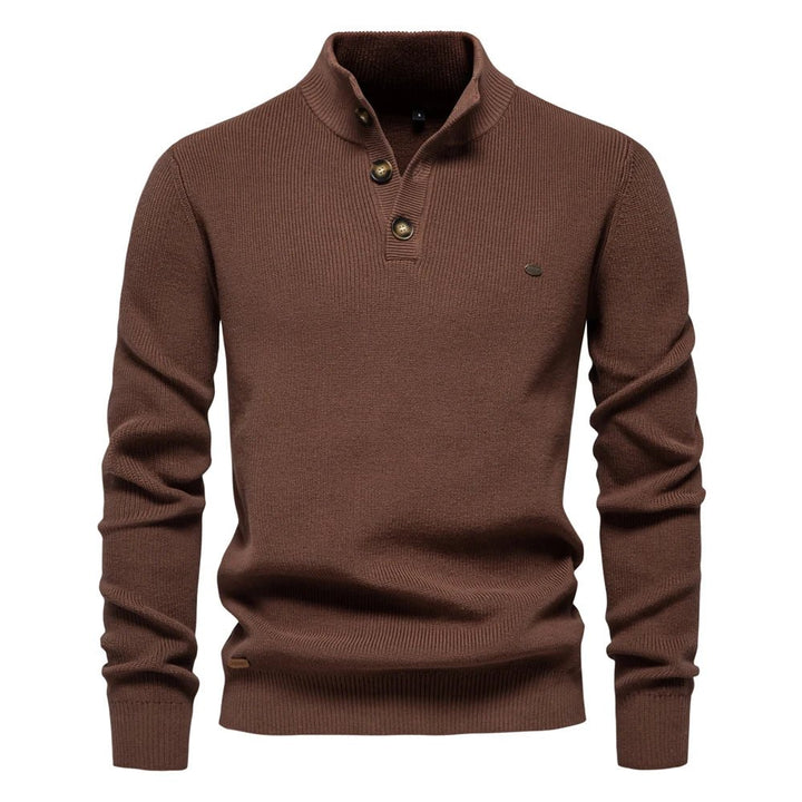 Mauro - Jersey Elegante con Botones