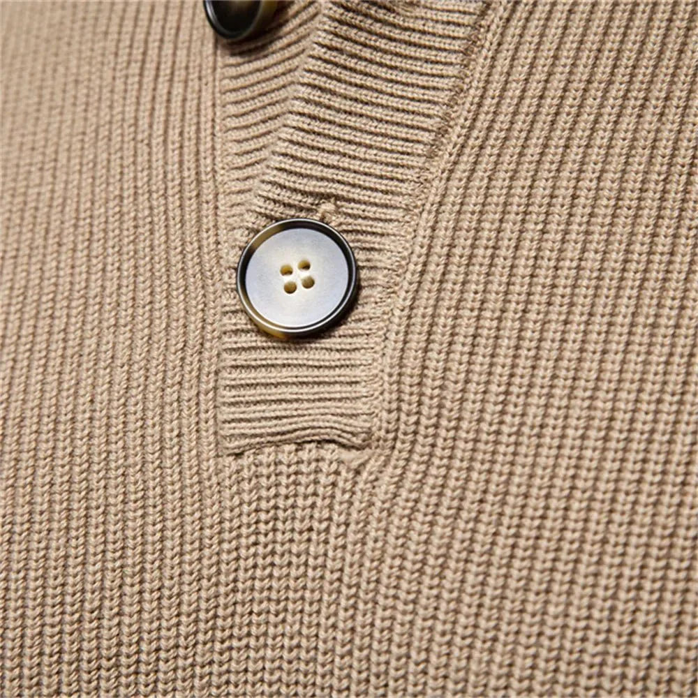 Mauro - Jersey Elegante con Botones