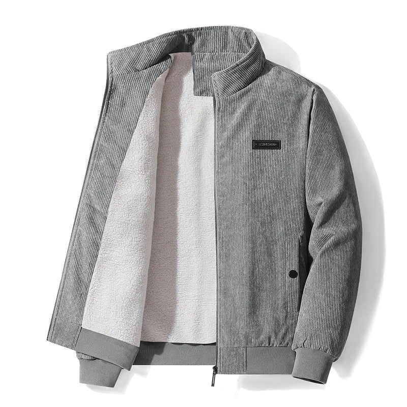 Renzo - Chaqueta de Pana con Forro de Felpa