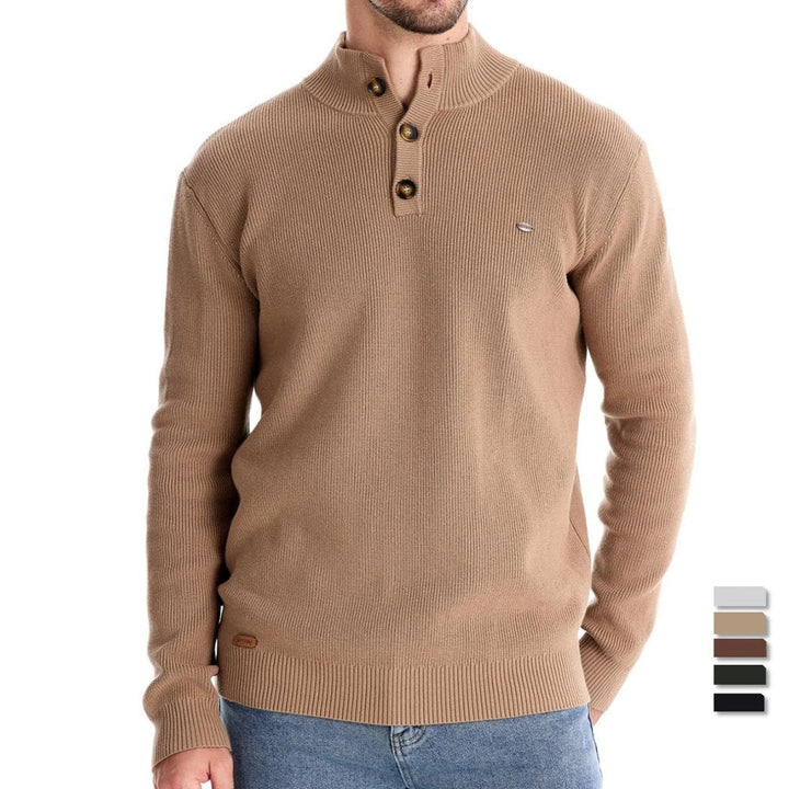 Mauro - Jersey Elegante con Botones