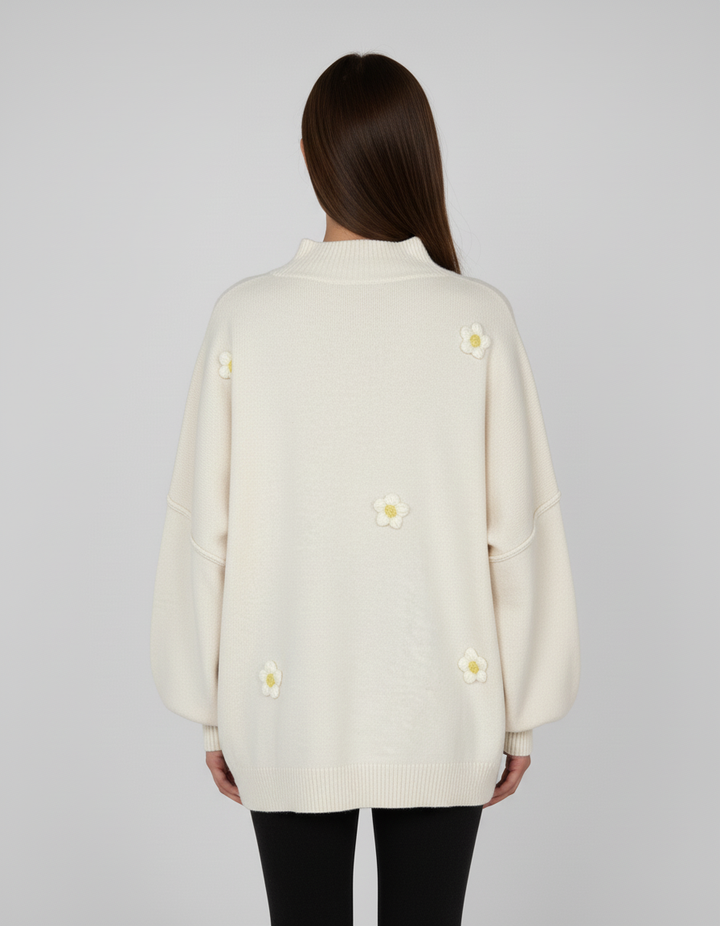 Luno - Sudadera Pullover con Flores