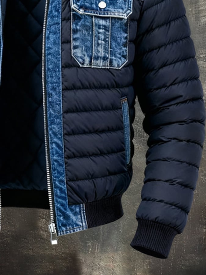 Lorenzo - Chaqueta Denim Acolchada