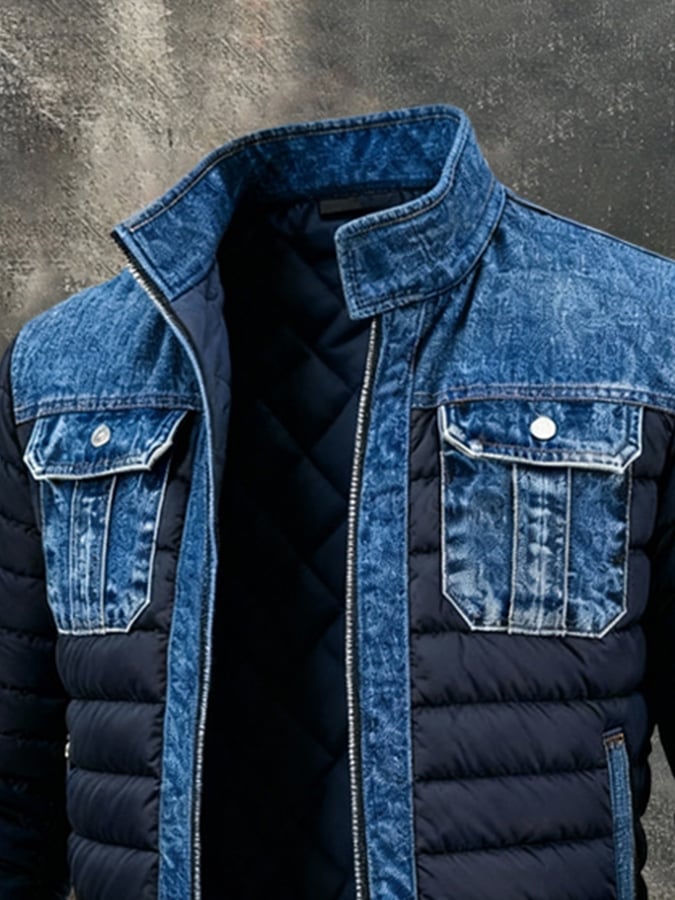 Lorenzo - Chaqueta Denim Acolchada