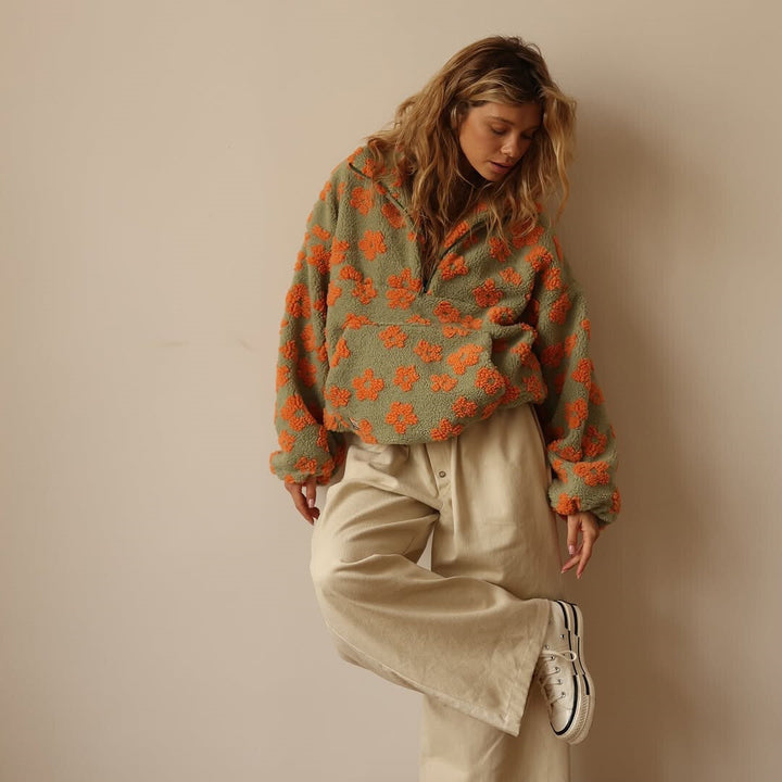 Daisy - Sudadera Fleece Bloom