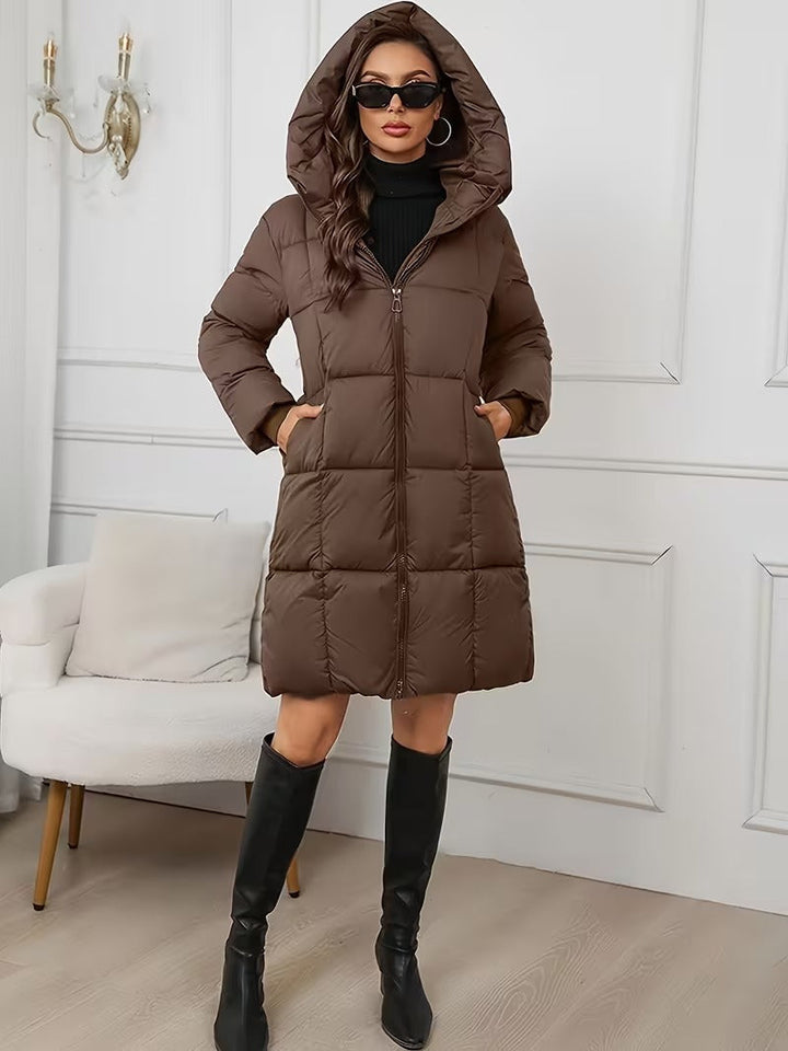 Camilla - Abrigo Ligero y Elegante de Invierno con Capucha